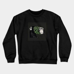 chimpanzees miss the forest Crewneck Sweatshirt